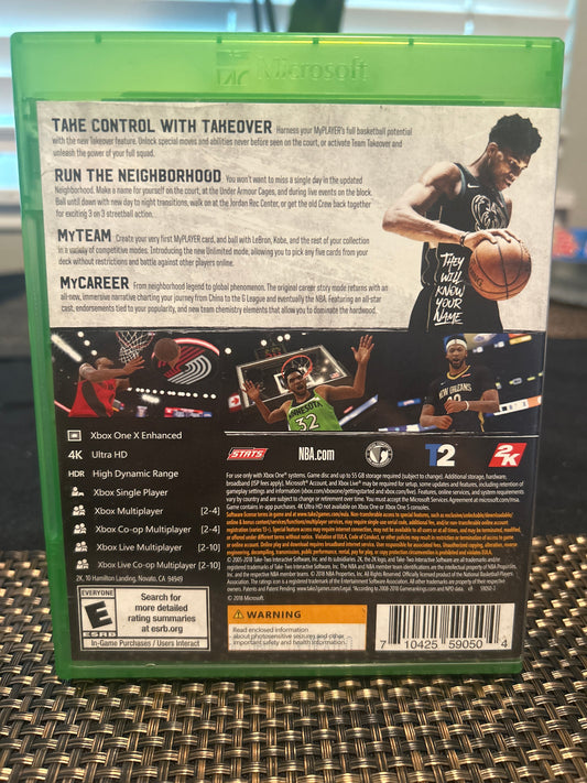 NBA2K19 (Xbox one)