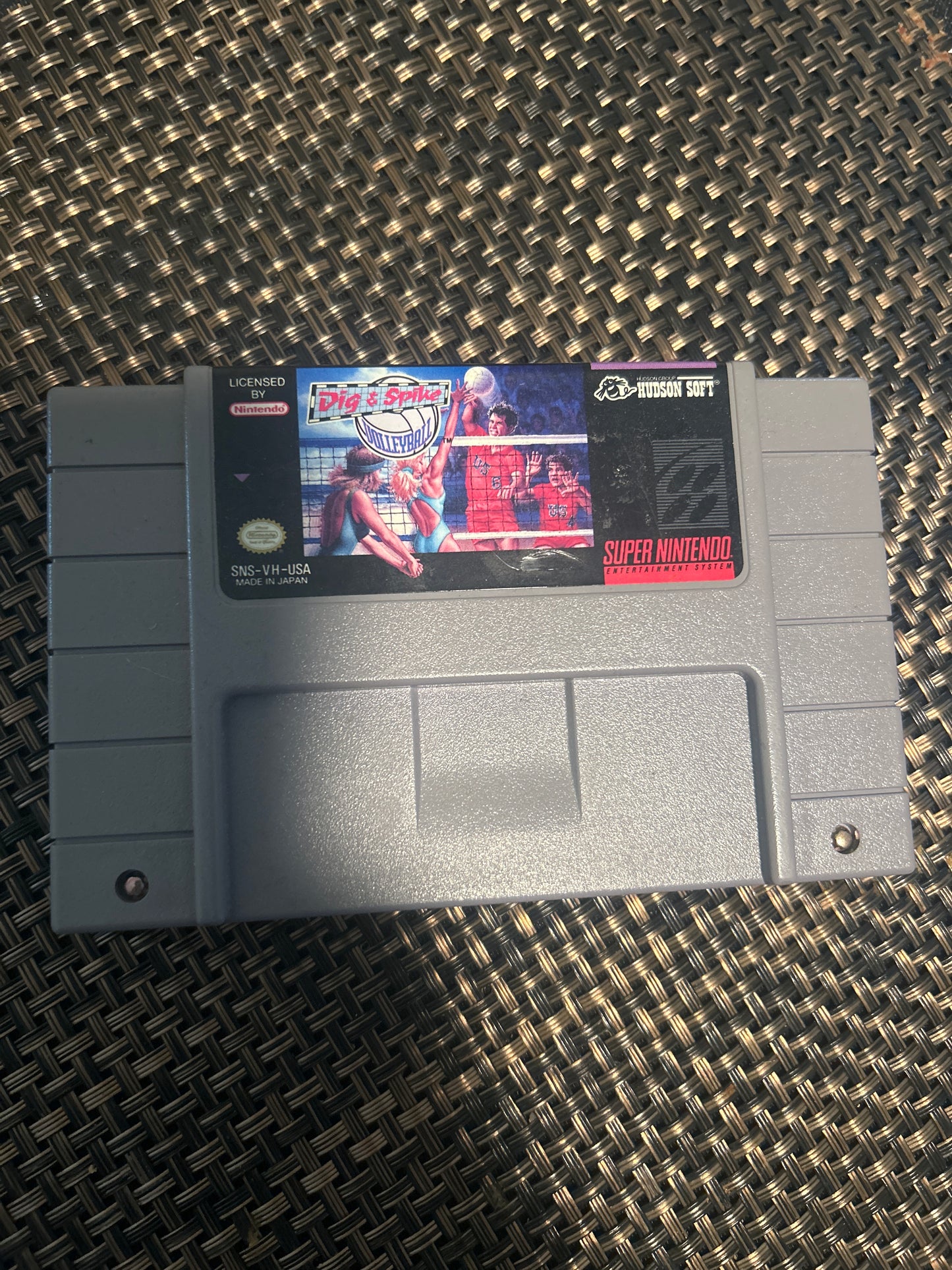 Dig & spike volleyball (Super Nintendo)