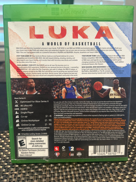 NBA 2K22 (Xbox X)