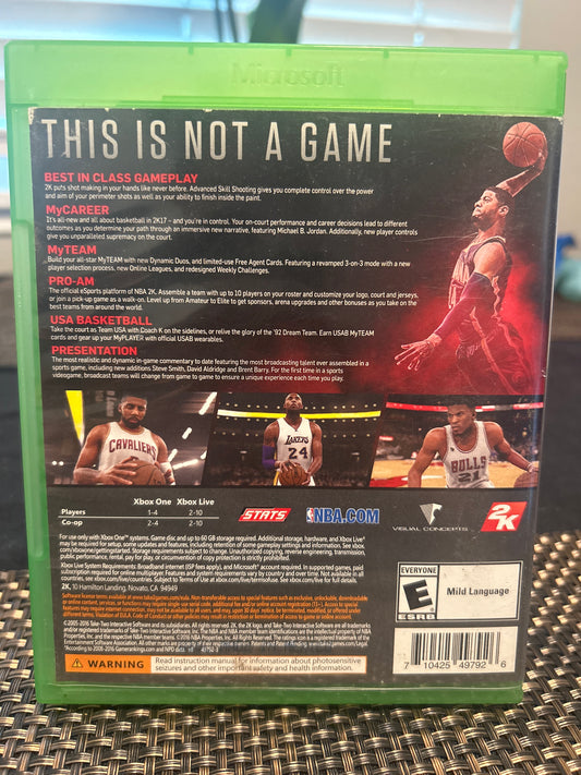 NBA2K17 (Xbox one)